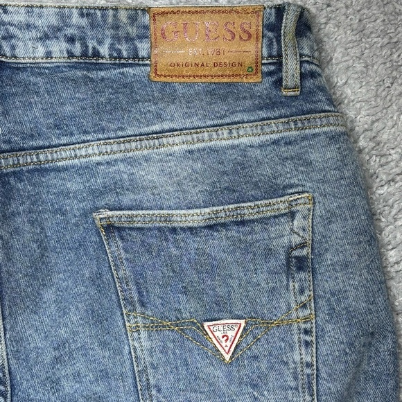 Guess Jeans Mens 34 Super Skinny Chris Distressed Original Denim Streetwear - Picture 5 of 6